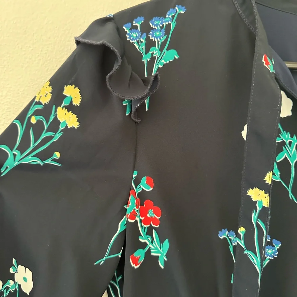 Draper James Navy & Floral Dress - Picture 2 of 11